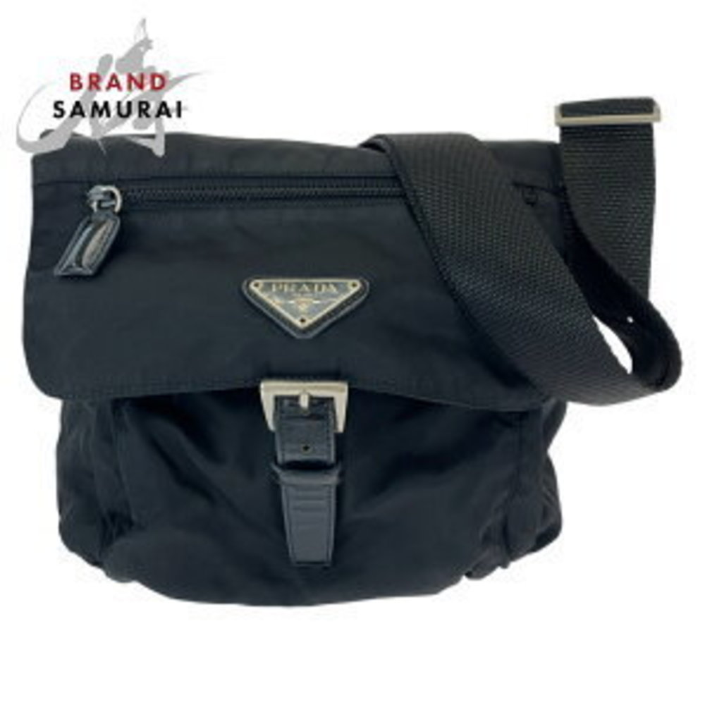 Prada Crossbody Black Tessuto Triangular Nylon - image 1